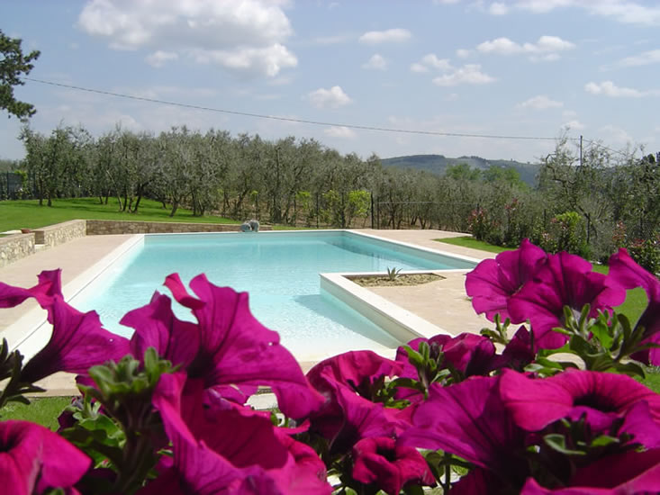 Ferienhaus mit pool in der Toskana